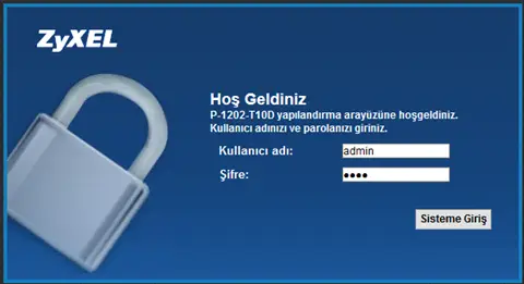 zyxel modem kurulumu p2